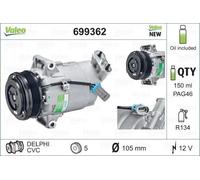 Compressore climatizzazione R 134a PAG 46 699362 VALEO per OPEL ASTRA H TwinTop