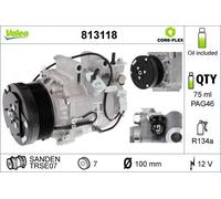 Compressore climatizzazione R 134a PAG 46 813118 VALEO per HONDA FR-V