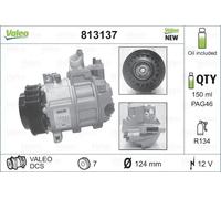 Compressore climatizzazione R 134a PAG 46 813137 VALEO per MERCEDES-BENZ CLS CLK