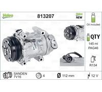 Compressore climatizzazione R 134a PAG 46 813207 VALEO per FIAT PEUGEOT CITROËN