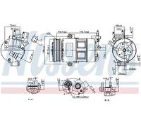 NISSENS 890639 Compressore aria condizionata