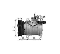 AVA COOLING SYSTEMS HYAK483 Compressore aria condizionata