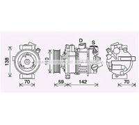 PRASCO VNAK401 Compressore aria condizionata