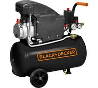 Compressore coassiale lubrificato Black+Decker 1,5 HP 24 l Nero