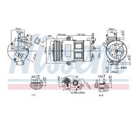 NISSENS 890639 Compressore aria condizionata