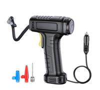 Compressore d aria portatile 12V gonfiatore per pneumatici con manometro a puntatore luce LED alta pressione funzione di arresto automatico adatto automobili motociclette biciclette palloni e giocatto