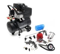 Compressore da 24 litri con set di 13 accessori pistola di soffiaggio pistola spruzzo
