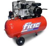 Compressore d'aria 100lt Fiac AB 100-360 M a pistoni e cinghia 3HP 2,2Kw carrellato