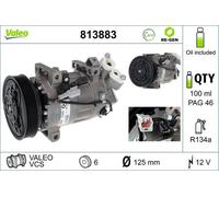 Compressore D'Aria 125mm Con Pag-Kompressoröl VALEO per Renault Clio IV