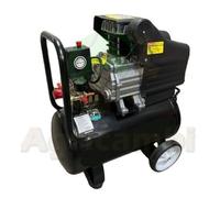 Compressore d'aria 24 litri portatile carrellato 2Hp 8 Bar