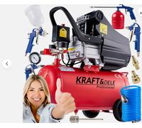 Compressore D'aria 24L KD400 + Kit 8In1 8Bar Compressore D'aria