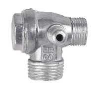 Compressore d'aria a 3 porte in ottone filettato strumento connettore di controllo 10x16x20 filettatura maschio 3 vie compressore in metallo controllo accessori portatili tubo separatore olio