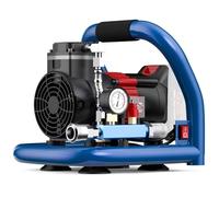 Compressore d'aria a batteria, compatibile con batteria Makita da 18 V, compressore d'aria portatile a basso rumore, compressore d'aria senza olio, pressione massima 8 bar, capacità 1,5 l, livello di