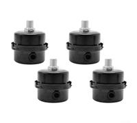 Compressore d'aria con filettatura da 1/2", 4 pezzi, silenziatore filtro per riduzione del rumore e protezione dall'umidità, compatibile con pompe generatori e soffianti