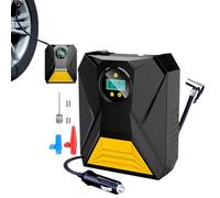 Compressore d'aria digitale per pneumatici - Pompa per infrazione elettrica 12V, design compatto per attrezzi da viaggio da garage | Lettore di pressione portatile con schermo a LED per palline di