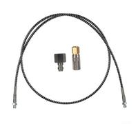 Compressore d'aria e pompa manuale ad alta pressione, 100 cm, filettatura M10x1, 63 MPa, con scollegamento rapido femmina in rame e molla in acciaio inox