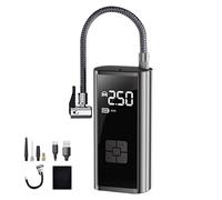 Compressore d'aria elettrico - Gonfiatore digitale per pneumatici per auto, Gonfiatore per pneumatici wireless da 5,51 pollici | Auto portatile con funzione di illuminazione esterna, compressore