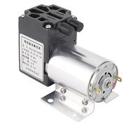 Compressore d'aria elettrico per aspirazione a vuoto 12V Pompa a pressione negativa Pompa per vuoto Mini piccola senza olio per aspirazione del latte 65-120kpa 5L/min con supporto