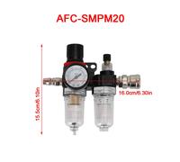 Compressore D'Aria Filtro Trappola Regolatore Riduttore Di Pressione Olio Acqua`