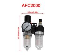 Compressore D'Aria Filtro Trappola Regolatore Riduttore Di Pressione Olio Acqua`