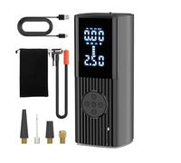 Compressore d'aria for auto da 25000 mAh, pompa d'aria portatile for pneumatici, display digitale LCD da 150 PSI, pompa d'aria elettrica con lampada for palloni e motociclette