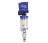 Compressore d'aria Misuratore di pressione digitale Filtro Regolatore 1/4 NPT Olio Separatore d'acqua per Spray Pneumatico per Pistole Corpo in Metallo Blu