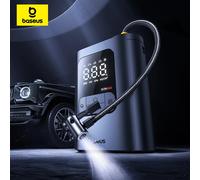 Compressore d'Aria per Auto Baseus GoTrip VA1, Pompa Portatile da 5000mAh, Gonfiatore Pneumatici con Pressione Precisa per Auto, Moto e Biciclette