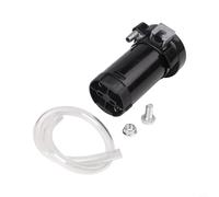 Compressore d'aria per conversione 12 V, compatto, 11,5 x 10 x 10,5 cm, in metallo cromato, con bobina in rame, compatibile con auto, camion e B