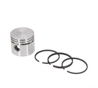 Compressore d'aria per kit pistone in metallo 42-65 mm resistente all'usura per tipo PISTONE Pompa ad aria parti di ricambio argento nero 4 pezzi set (42 per pistone 42 anelli)