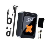 Compressore d'aria per pompe di aria del motociclo con la funzione delle banche di potere della torcia elettrica