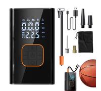 Compressore d'aria portatile - Elettrico automatico portatile 10 bar - Pompa del compressore d'aria auto con manometro - per auto, moto, palle, viaggio, viaggio, navetta, all'aperto, cura,