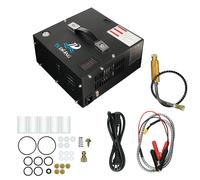 Compressore d'aria portatile PCP TUDIVING-4500Psi, pompa per auto ad alta pressione con adattatore di alimentazione 12V, compressore per bombola d'aria per fucile ad aria compressa