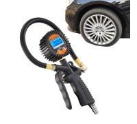 Compressore d'aria portatile per pneumatici auto | Con manometro digitale per gonfiare e scaricare auto | Compressore d'aria mobile per pneumatici auto - per auto moto moto moto palle due