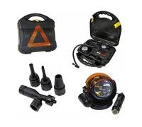 COMPRESSORE D'ARIA SAFE 12VOLT MANOMETRO TRIANGOLO EMERGENZA AUTO MOTO PORTATILE