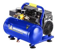 Compressore d'aria silenzioso portatile MICHELIN MX6/1 - Serbatoio da 6 litri - Senza olio - Motore da 1 hp - Pressione massima 8 bar - Portata d'aria 106 l/min - 6,4 m³/h - 59 dB(A) LpA 4m