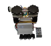 Compressore d'aria silenzioso Testa del compressore for vuoto con pompa d'aria senza olio silenziosa DC Air portatile 12V 24V 48V 60V(12V 200W 0.6MPA)