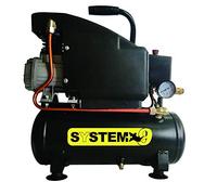 Compressore d'aria SYSTEM+ lubrificato ad olio 6 Litri 1.100 Watt