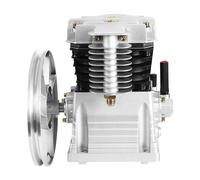 Compressore d'aria, testa della pompa a compressore d'aria, a due cilindri, 3 HP, silenziatore per filtro dell'aria, volume di uscita: 250 l/min, 1 mpa