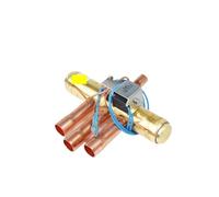Compressore Del Condizionatore D'aria, Compatibile Con Sanhua, Valvola Di Inversione A Quattro Vie For Pompa Di Calore AC220V 1-5P Con Bobina(SHF-9H-35U)