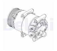 Compressore Dell'Aria Delphi Per Ford Fiesta