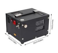 Compressore dell'Aria Portatile 4500 psi 30 MPA Pompa ad Alta Pressione Acqua Auto 12 V CC Auto a Batteria Compact Lightweigh