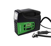 Compressore Digitale con indicatore, 12V, con Luce LED 120W, gonfiaggio rapido, Pressione Massima 100psi
