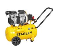 Compressore aria elettrico carrellato STANLEY DST 150/8/24 SXCMS1324H - 24 lt oilless - Silenziato