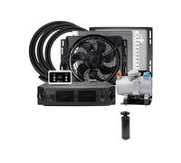 Compressore elettrico automatico universale for aria condizionata 12V 24V | For condizionatore d'aria condizionata Hot Classic for auto, furgoni e Street Rod(Single Cool 24V)
