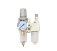 Compressore Filtro Aria Regolatore di Pressione Trappola Pneumatica Olio Separatore Acqua Pompa Drenaggio Manuale Alimentazione AC2010-02 1 pz (AC2010-02)