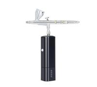 Compressore For Aerografo Ad Alta Pressione Con Batteria Sostituibile, Set Wireless, Pistola A Spruzzo Più Recente Con Display Di Potenza For Moi Di Vernice For Torte Decorative