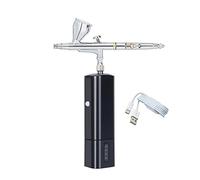 Compressore for aerografo mini integrato sostituibile a batteria con pistola a doppia azione wireless Precisione Senza Sforzo Spruzzo Uniforme(18cm)