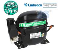 Compressore gas R290 MBP HBP 1/2 Hp 12,11 cm3 Embraco Aspera NEK6213U
