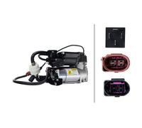 Compressore Impianto Aria Compressa 12 V con Asciugatore HELLA per u.a. AUDI A6