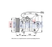 Compressore Impianto Clima per Mazda